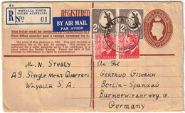Australie - Whyalla North - South Australia - Lettre Recommandée Avion Pour L'Allemagne - Registered - Mai 1951 - Briefe U. Dokumente