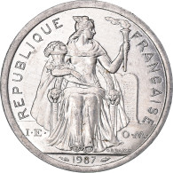 Monnaie, Nouvelle-Calédonie, 2 Francs, 1987, Paris, SPL, Aluminium, KM:14 - Nouvelle-Calédonie