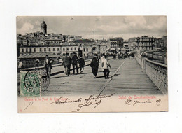 !!! TYPE BLANC DU LEVANT SUR CPA CACHET CORRESP D'ARMEES CONSTANTINOPLE DE 1907 - Brieven En Documenten