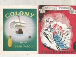 Programme,THEATRE APOLLO, LES CENT VIERGES, Opérette,  10 Pages ,publicités, 2 Scans,  Frais Fr 2.25 E - Programma's