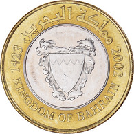 Monnaie, Bahrain, Hamed Bin Isa, 100 Fils, 2002/AH1423, SPL, Bimétallique - Bahrain