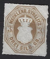 Mecklembourg Strelitz  6 (*) Sin Goma. 1864 - Mecklenburg-Schwerin