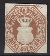 Mecklembourg Strelitz Entero Postal 6 (*) Sin Goma. 1864 - Mecklenburg-Schwerin