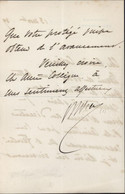 Lettre Chambre Des Députés LAS Baron René Charles Reille Militaire Industriel Homme Politique Autographe Signature - Other & Unclassified