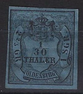 Oldenbourg  2 (o) Usado. 1852 - Oldenburg