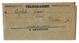 1912--Formule N° 701-Télégramme De BORDEAUX-33 Pour PESSAC-33..( Concerne Vins LEGLISE)--cachet Pessac 33 - Télégraphes Et Téléphones