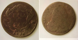 NAPOLI - CARLO DI BORBONE (1734-1759) DUE TORNESI Del 2 Tipo - Diametro Mm.28 - Gr. 6 - Materiale: Rame - Anno 1756 - NC - Zwei Sizilien