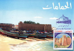 Tunisie 2021-Carte Maximum - Le Fort D'Hammamet // Maximum Card 2021 -the Fort  Of Hammamet - 2020-…