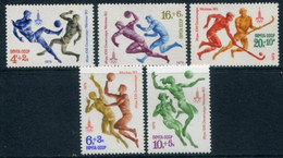 SOVIET UNION 1979 Olympic Games, Moscow 1980 : Ball Sports MNH / **.  Michel 4856-60 - Nuevos