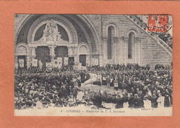 LOURDES - BENEDICTION DU T S SACREMENT - ECRITE - Luoghi Santi