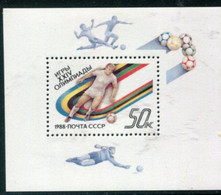 SOVIET UNION 1988 Olympic Games, Seoul Block MNH / **  Michel Block 202 - Blokken & Velletjes