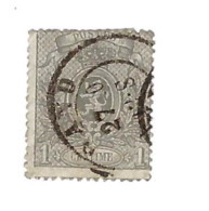 Oblitération  "Gand" Sur 1 Centime. - 1866-1867 Petit Lion