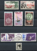 Comores - 1950 -> 1966 - Lot Poste Aérienne + Taxe - Yt PA 1 - 2 - 9 - 10 - 12 - 16 A Oli. Sauf 16A * TC - + Y 2 - Luchtpost