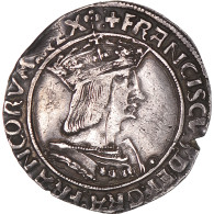 Monnaie, France, François Ier, Teston, 1515-1547, Lyon, TTB, Argent - 1515-1547 Francisco I