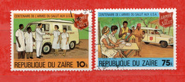 (Us.3) ZAIRE ° - 1980 - Centenaire De L'Armée Du Salut Aux USA. Yv. 986-989 . Used - Used Stamps