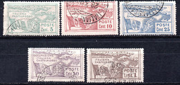 1441.GREECE,ITALY, DODECANESE.KASTELLORIZO,CASTELROSSO. 1923 HELLAS 26-30.FREE SHIPPING BY REGISTERED MAIL. - Dodecanese