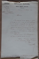 ECKBOLSHEIM, LA BRUCHE, DOSSIER 13 NOVEMBRE 1848 ENTRE MR SCHEER ET LES HOSPICES DE STRASBOURG - Andere Plannen