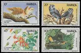 1245/1248** - 200e Anniversaire De La Naissance De John James Audubon - RWANDA - BUZIN - Kolibries