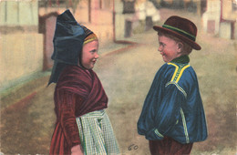 Enfant - Illustration - Hansel Et Liesel - Edit. C.A.P.  - Colorisé - Carte Postale Ancienne - Scene & Paesaggi