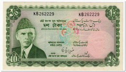 PAKISTAN,10 RUPEES,1972-75,P.21,AU-UNC - Pakistan