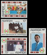 1301/1304** - 25e Anniversaire De L'indépendance / 25e Verjaring Van De Onafhankelijkheid - RWANDA - Agriculture