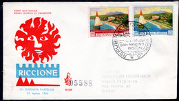 INSIEME DI 7 BUSTE TUTTE FDC VENETIA SERIE COMPLETA "UNIVERSIADI DI TORINO" + "12° GIORN. FILA. SAN M." + "10° PARTIC.SA - Brieven En Documenten