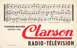 BUVARD Radio Télévision CLARSON - R