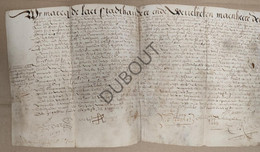 Manuscript Perkament - 1643 - Kruibeke, Land Van Waas  (V2287) - Manuskripte