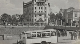 Edificio Trujillo Vintage Buses Ceuta Street View Spanish Africa ~1925 Rare Unused Photo Postcard. - Ceuta