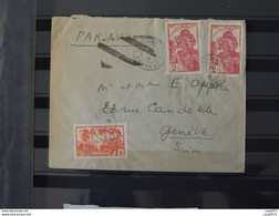 02 - 23 - Guinée N° 141 + 144 X 2 Sur Lettre De Conakry à Destination De Genève - Suisse - Lettres & Documents