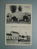 Fontaine L'Evêque - Monument Du 5 Septembre - Gare Et Monument - Fontaine-l'Eveque