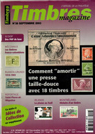 TIMBROSCOPIE N°38 SEPTEMBRE 2003 - Francés (desde 1941)