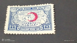 TÜRKEY--YARDIM PULLARI-1930-40-KIZILAY CEMİYETİ  0.50 PİASTRE   (*) - Charity Stamps