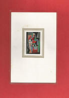 Cpm Picasso L'italienne 1917 Carte Double 9 X 14 Cm By Spadem Braun 1966 N74 - Paintings