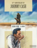 Sierra Leone Miniature Sheet 1347 (complete. Issue.) Unmounted Mint / Never Hinged 2017 Johnny Cash - Sierra Leone (1961-...)