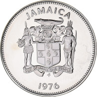 Monnaie, Jamaïque, Elizabeth II, 10 Cents, 1976, Franklin Mint, USA, FDC - Jamaica
