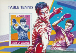 Sierra Leone Miniature Sheet 1330 (complete. Issue.) Unmounted Mint / Never Hinged 2017 Table Tennis - Sierra Leone (1961-...)