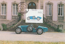 Portugal & Maximum Card  Bugatti 35B 1930, Caramulo Museum  Old Car 1991 (2054) - Musées