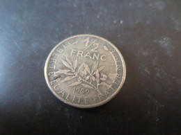 FRANCE- 1/2 FRANC 1969- SUP - 1/2 Franc