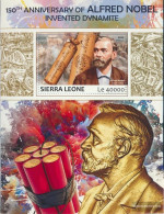 Sierra Leone Miniature Sheet 1273 (complete. Issue.) Unmounted Mint / Never Hinged 2017 Alfred Nobel - Sierra Leone (1961-...)