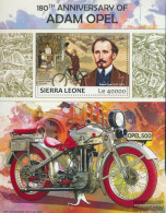 Sierra Leone Miniature Sheet 1263 (complete. Issue.) Unmounted Mint / Never Hinged 2017 Adam Opel - Sierra Leone (1961-...)