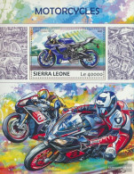 Sierra Leone Miniature Sheet 1262 (complete. Issue.) Unmounted Mint / Never Hinged 2017 Motorcycles - Sierra Leone (1961-...)