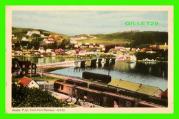 GASPÉ, QUÉBEC - VUE DE LA VILLE DU FORT RAMSEY - GV -  PECO - - Gaspé