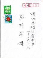 64209 - Japan - 1995 - ¥50 Sakura MiF A Bf CHIDORI -> Yokohama, Abs: Vereinigung Der Nordkoreaner In Japan - Brieven En Documenten