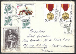 POLOGNE. N°2855 De 1986 Sur Enveloppe Ayant Circulé. Lutte. - Lutte