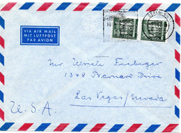 64214 - Berlin - 1961 - 2@30Pfg Bauten II A LpBf BERLIN - ... -> Las Vegas, NV (USA) - Storia Postale