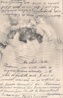 MUSIQUE - Artiste - MEATY FLEURON - Comédienne - Café Concert - Chapeau De Plumes - Carte Postale Ancienne - Music And Musicians