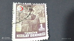 TÜRKEY--YARDIM PULLARI-1930-50-    1K   ÇOCUK ESİRGEME PULU  DAMGALI - Charity Stamps