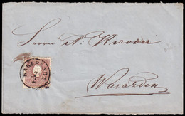 AUSTRIA, CROATIA Until 1918 - Cover Of Letter Sent From Karlovac To Varaždin. Nice Quality Of Postal Cancel KARLSTADT. - Lettres & Documents