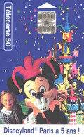 France:Used Phonecard, France Telecom, 50 Units, Paris Disneyland, Mickey Mouse - 1997